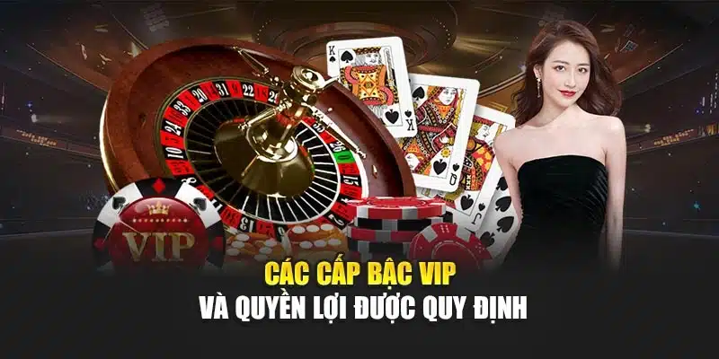 Chương Trình Vip & Tích Lũy Điểm Tối Ưu Lợi Ích Tại V9bet 2 Các cấp bậc VIP và quyền lợi được quy định